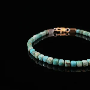 Turquoise Beaded Bracelet (4mm)