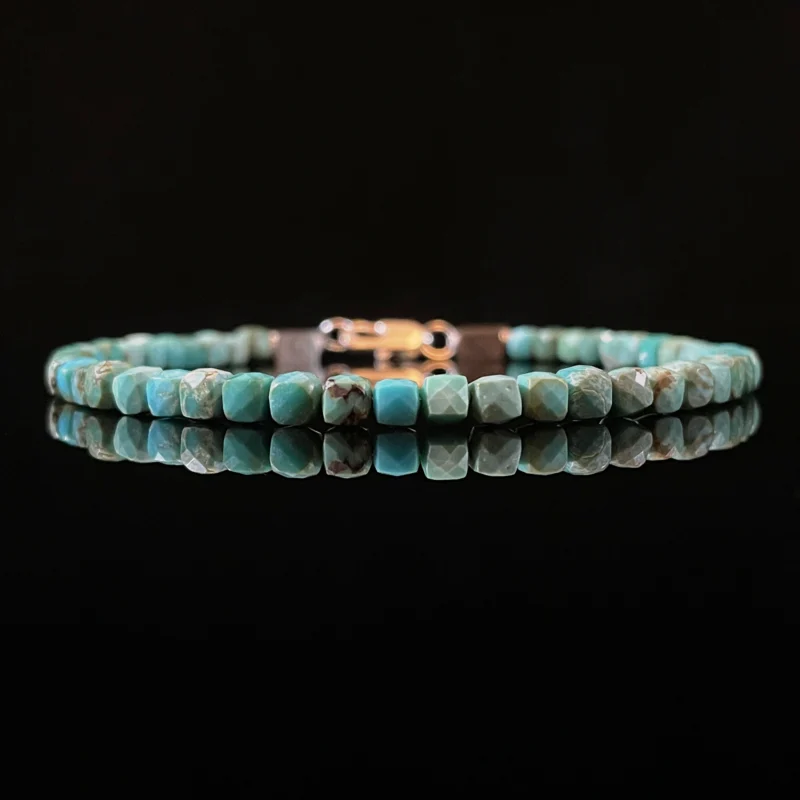 Turquoise Beaded Bracelet (4mm)