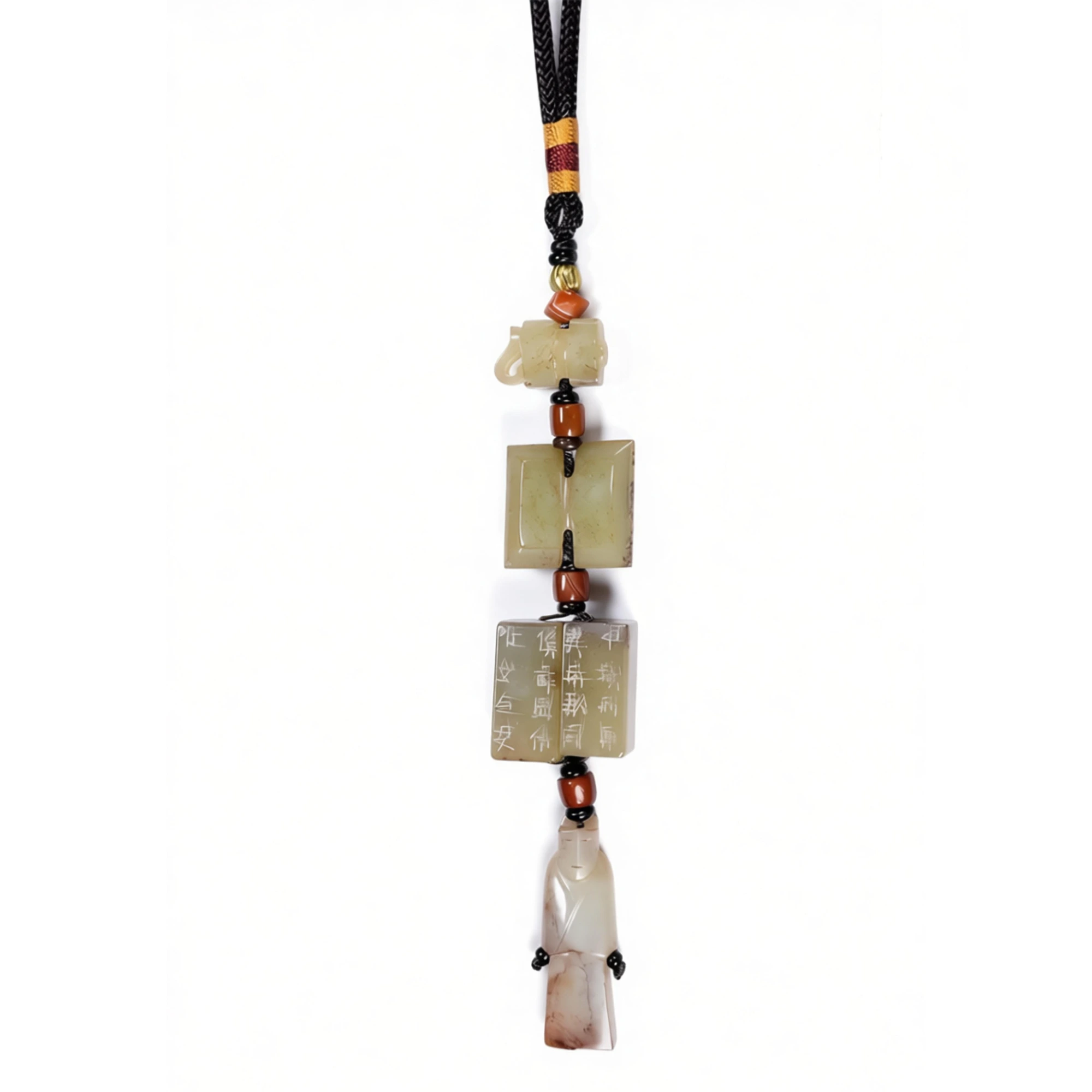 2025-1 Yanmao Vintage Chinese Blessing Charm traditional oriental jewelry