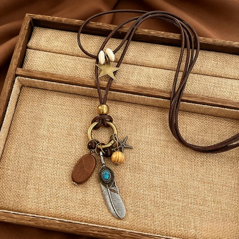 Star Feather Necklace