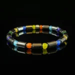 Magnetite & Miyuki Glass Beads (6‑5mm)