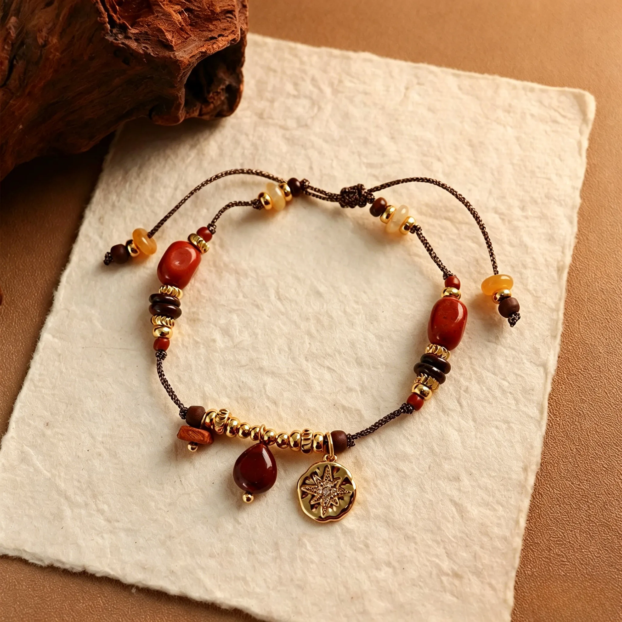 Red Stone Bracelet Red Stone Bracelet
