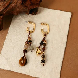 Maillard Tiger's Eye Earrings