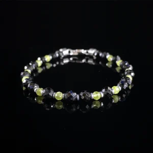 Peridot - Black Spinel