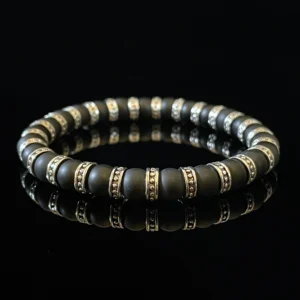 Vintage Matte Black Onyx（8mm）