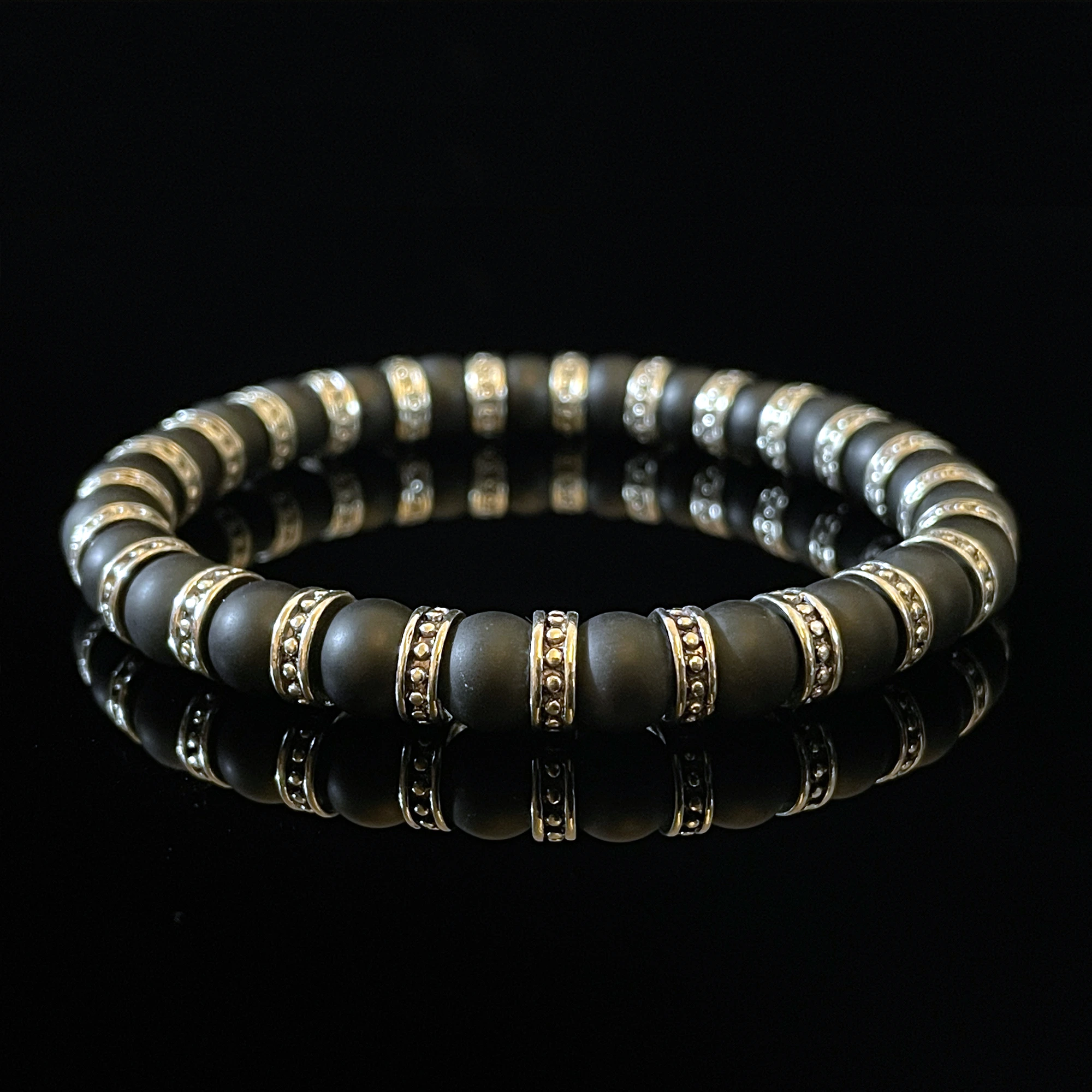 Vintage Matte Black Onyx(8mm) Vintage Matte Black Onyx(8mm)