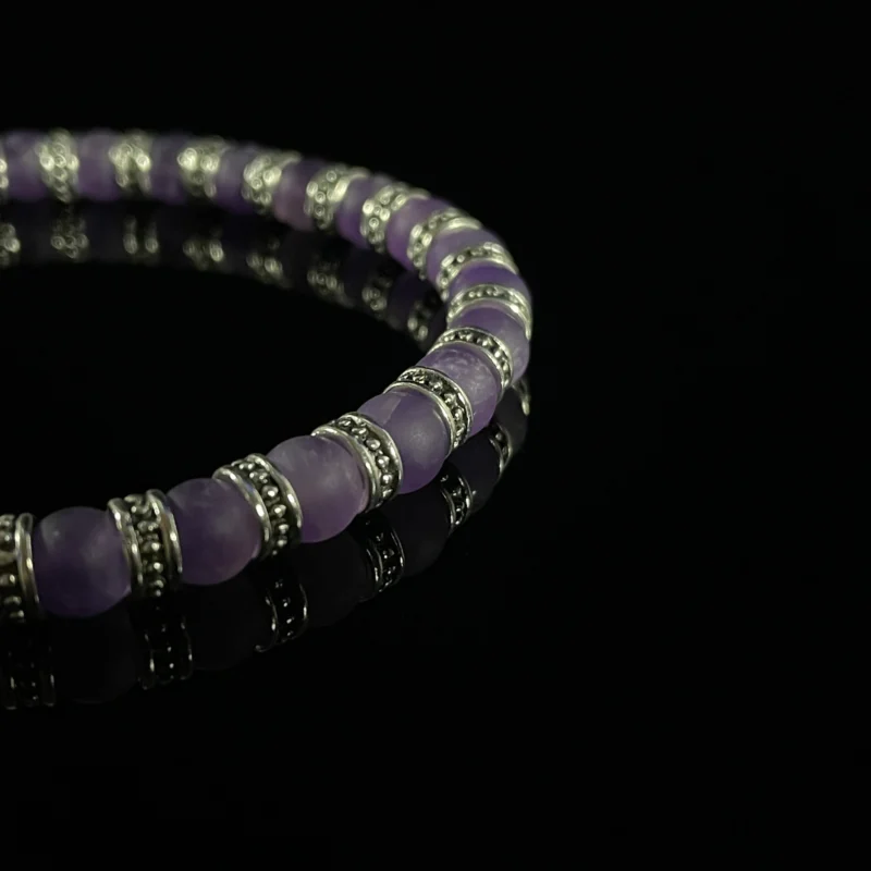 Vintage Matte Amethyst（6mm）