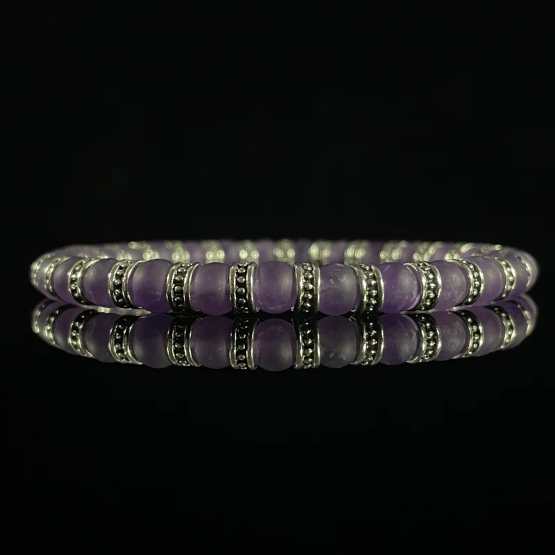 Vintage Matte Amethyst（6mm）