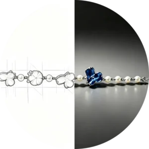handcrafted custom jewelry by QuillGem - artisan bracelets and necklaces