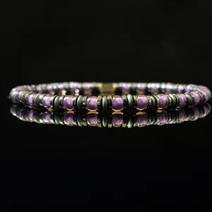 Magnetite & Miyuki Glass Beads