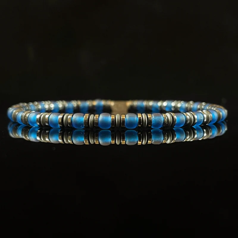 Magnetite & Miyuki Glass Beads