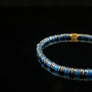 Magnetite & Miyuki Glass Beads