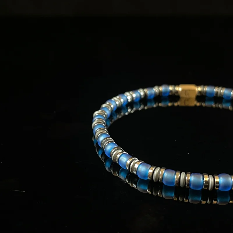 Magnetite & Miyuki Glass Beads