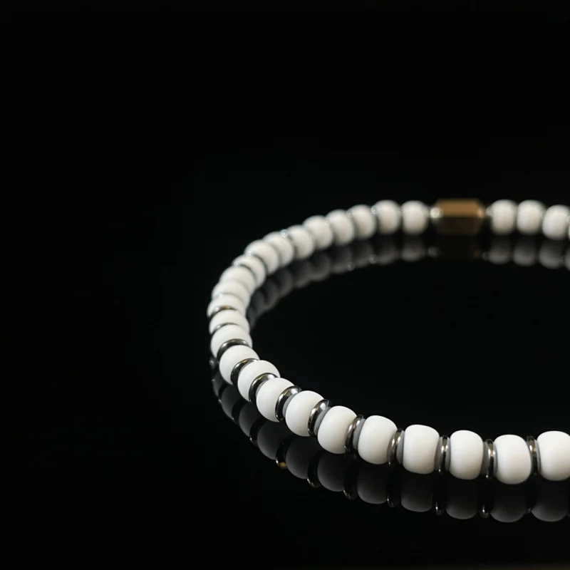 Magnetite & Miyuki Glass Beads