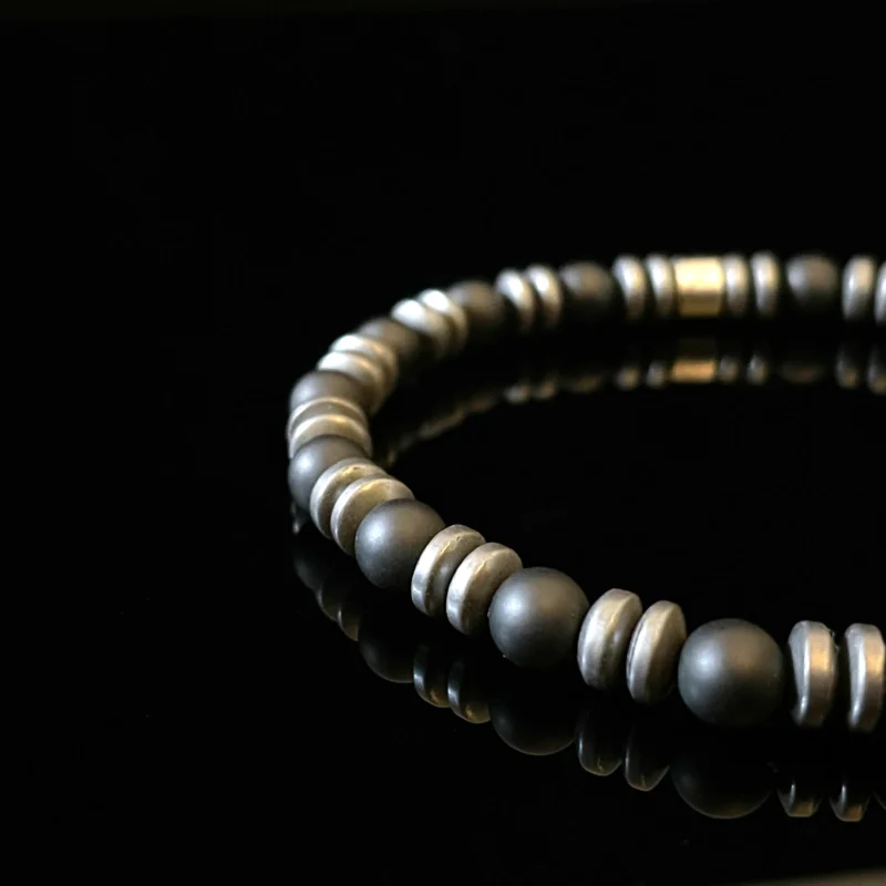 Matte Black Onyx - Magnetic Hematite