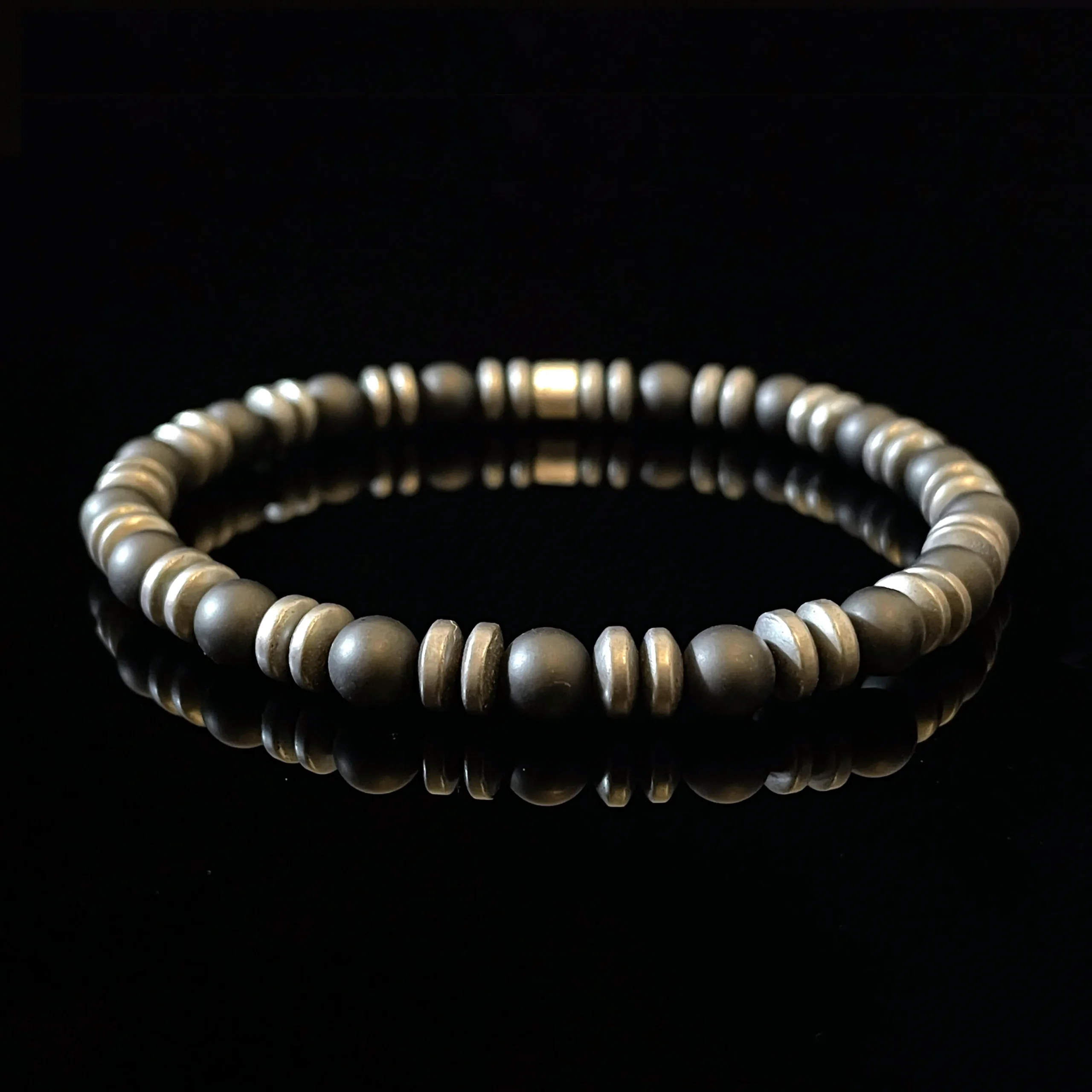 Matte Black Onyx - Magnetic Hematite Matte Black Onyx - Magnetic Hematite