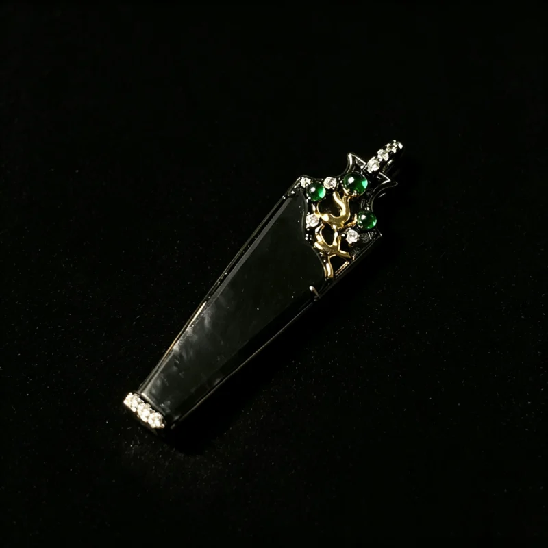 African Jade Necklace Pendant