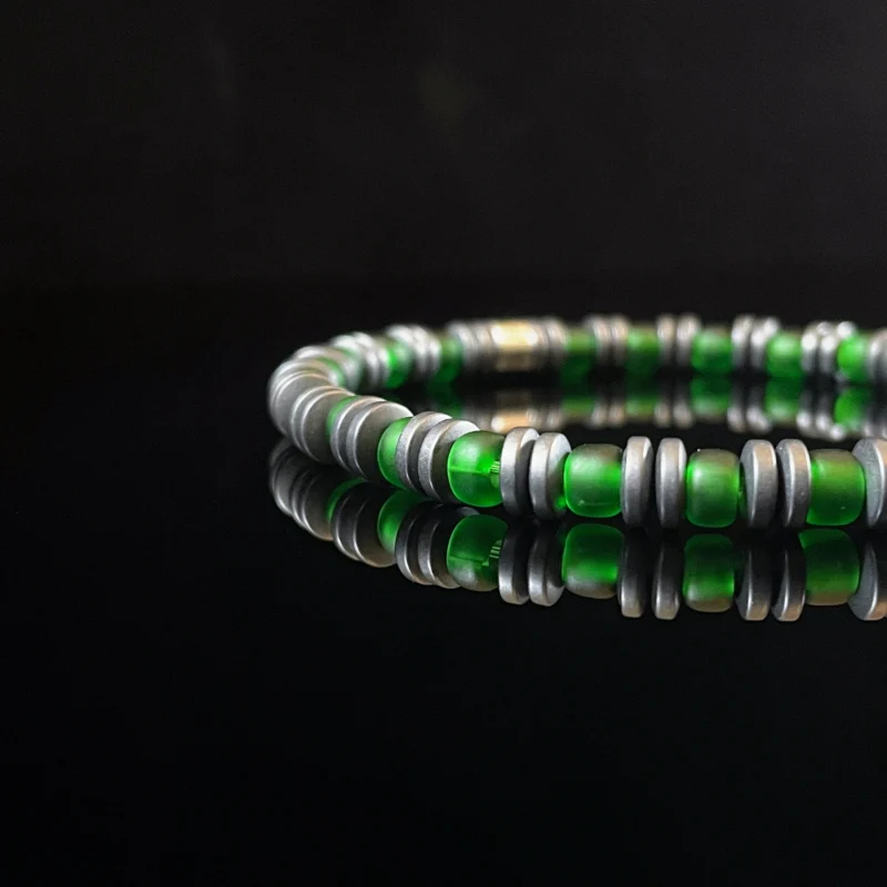 Magnetite & Miyuki Glass Beads(5‑6mm)