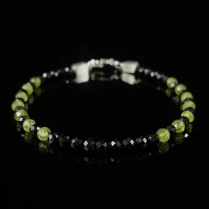 Peridot & Black Spinel （4mm）