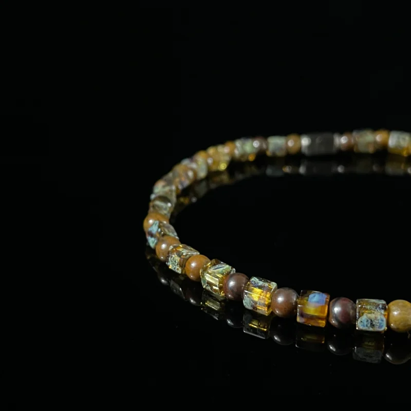 Tiger Iron & Picasso Beads (4mm)