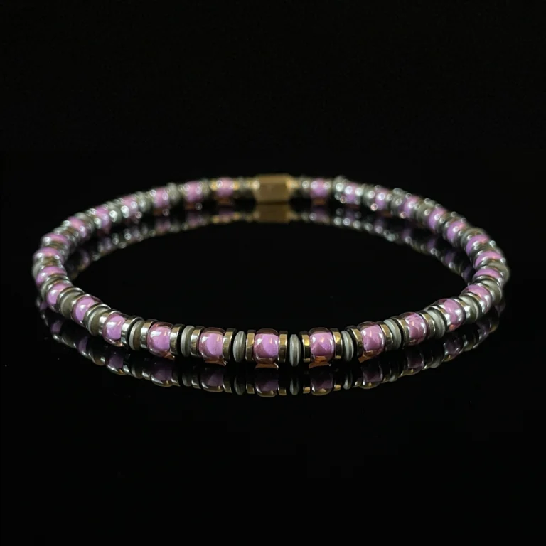 Magnetite & Miyuki Glass Beads