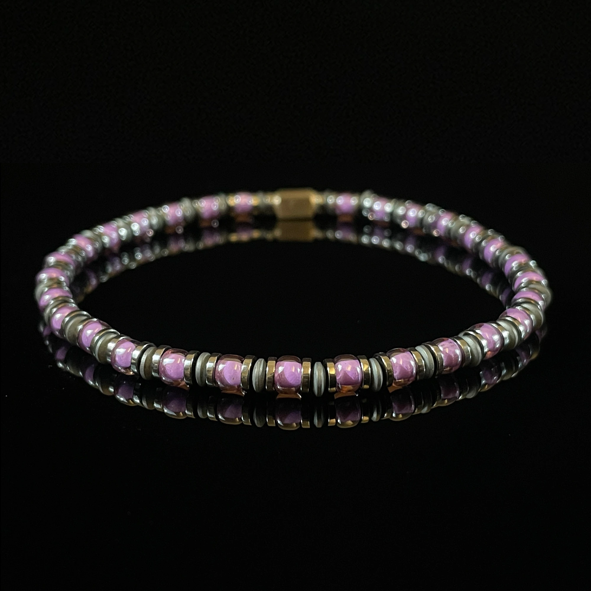 Magnetite & Miyuki Glass Beads Magnetite & Miyuki Glass Beads