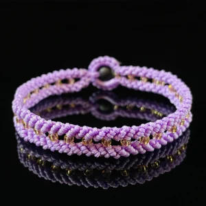 Miyuki Glass Beads Braided Bracelet, Hand Woven Adjustable Fashion Wrist Bracelet