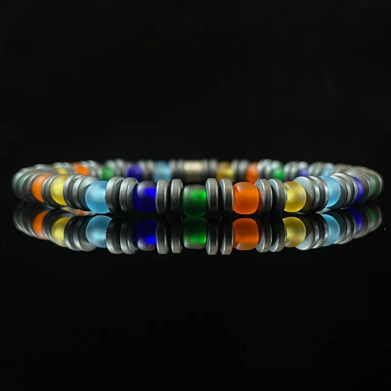 magnetite-multicolor-seed-beads（5-6mm）