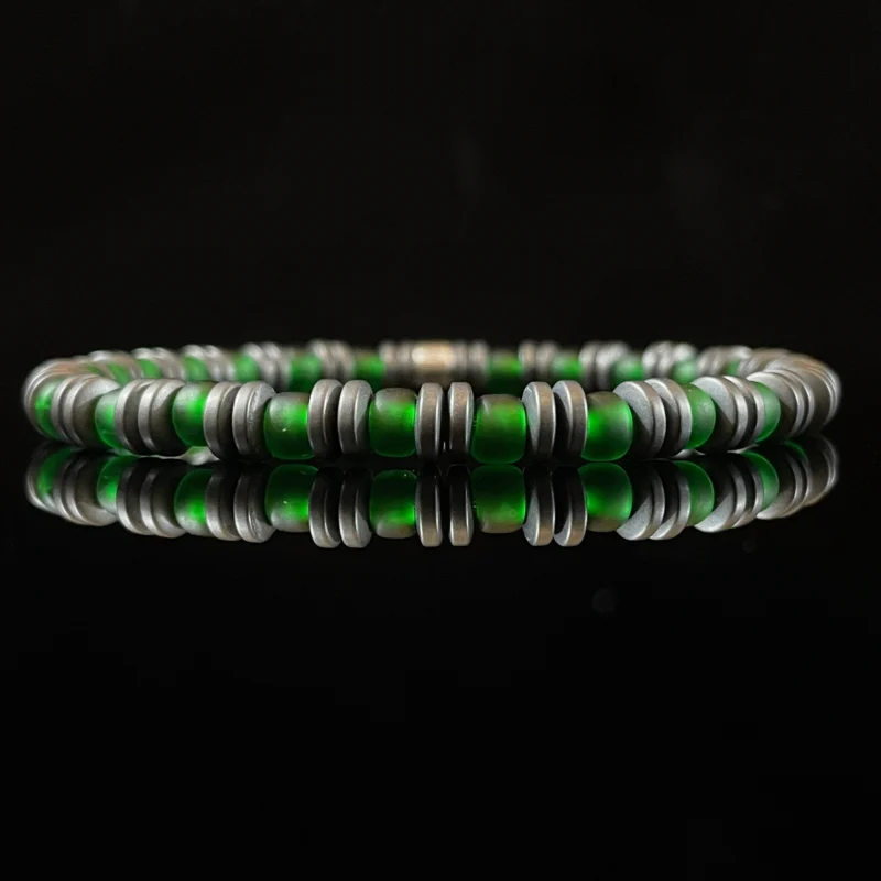 Magnetite & Miyuki Glass Beads(5‑6mm)
