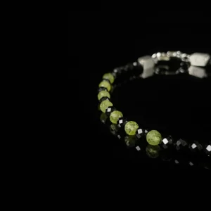 Peridot & Black Spinel （4mm）