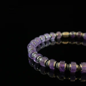 Amethyst & Magnetite Beads (6mm)