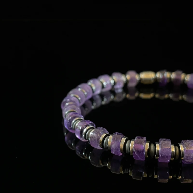 Amethyst & Magnetite Beads (6mm)