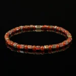 Picasso Red Agate Beads (4mm)