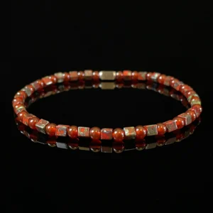 Picasso Red Agate Beads (4mm)