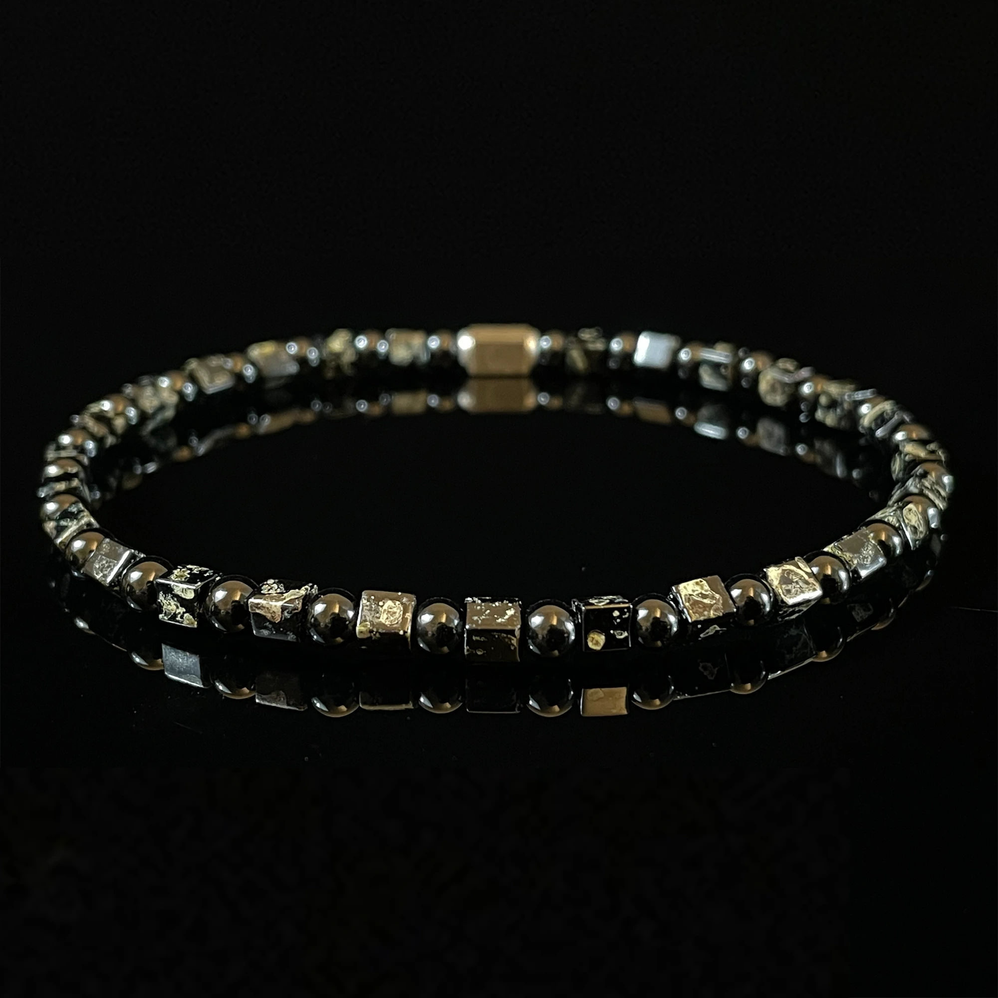 Black Onyx & Miyuki Glass Beads Black Onyx & Miyuki Glass Beads
