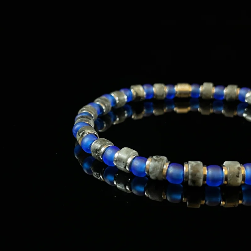 Labradorite & Miyuki Glass Beads（5‑6mm）