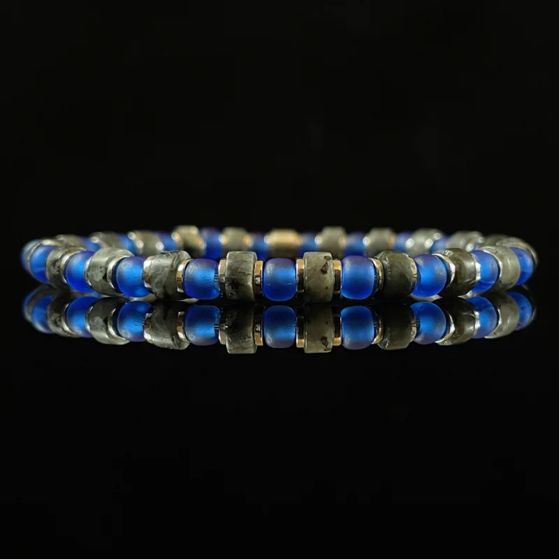 Labradorite & Miyuki Glass Beads（5‑6mm）