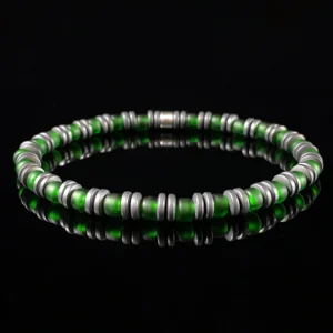 Magnetite & Miyuki Glass Beads(5‑6mm)